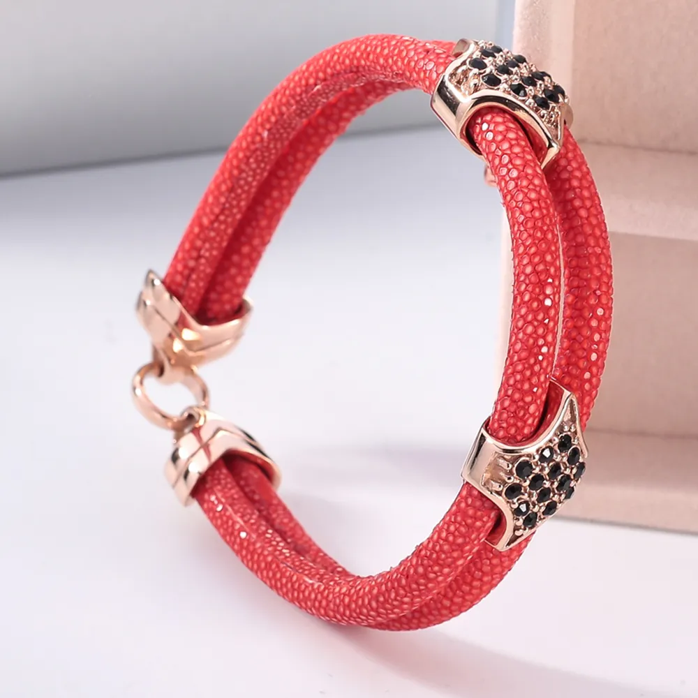 BC BC STINGRAY LEATER BRACELET 5 мм круглый крутой мужчина