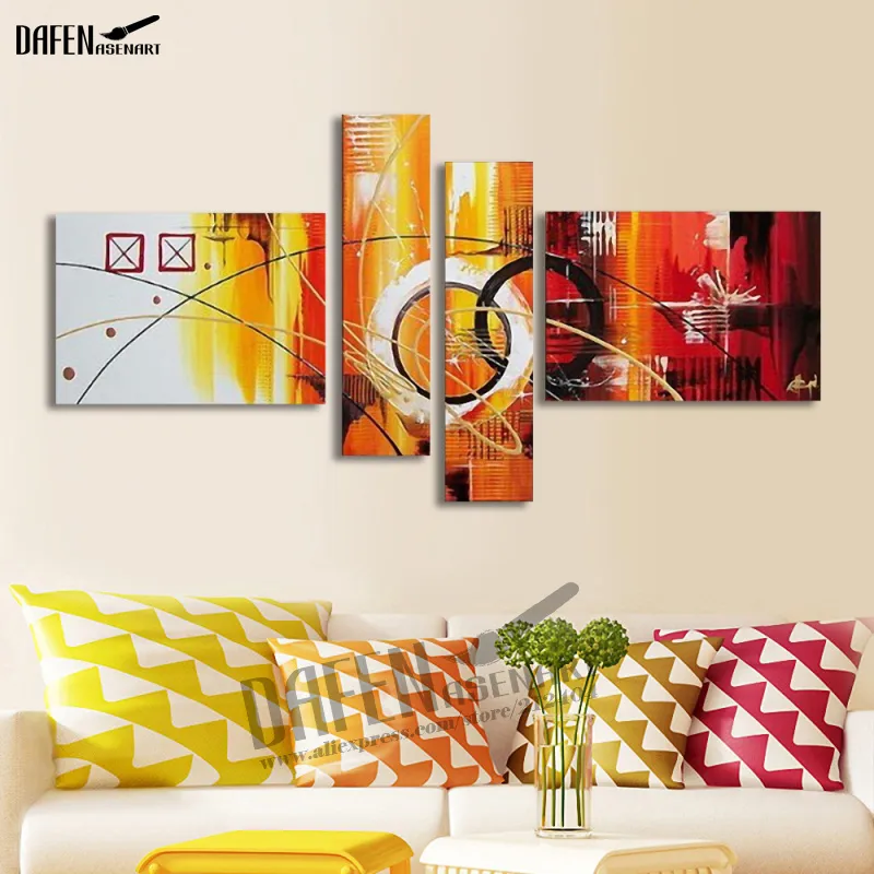 Canvas Art Hand Painted Abstract Oil Painting Wall Pictures for Living Room Unframed Canvas Painting Modern Wall Art