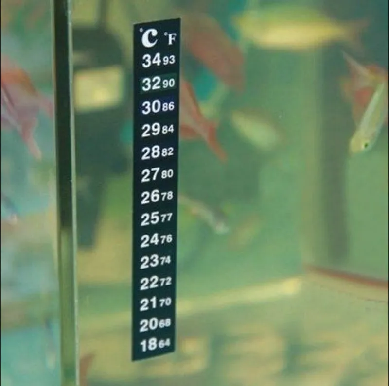 醸造機ストリップ温度計温度ステッカーカーボイ発酵槽Homebrewビールタンク接着剤スティッキスケールアクアリウム魚ストリップ温度計
