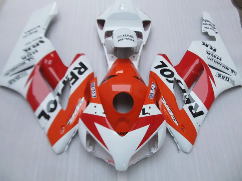 100% adapté aux carénages Honda CBR1000RR 04 05 kit de carénage de moulage par injection rouge blanc CBR1000RR 2004 2005 OT29