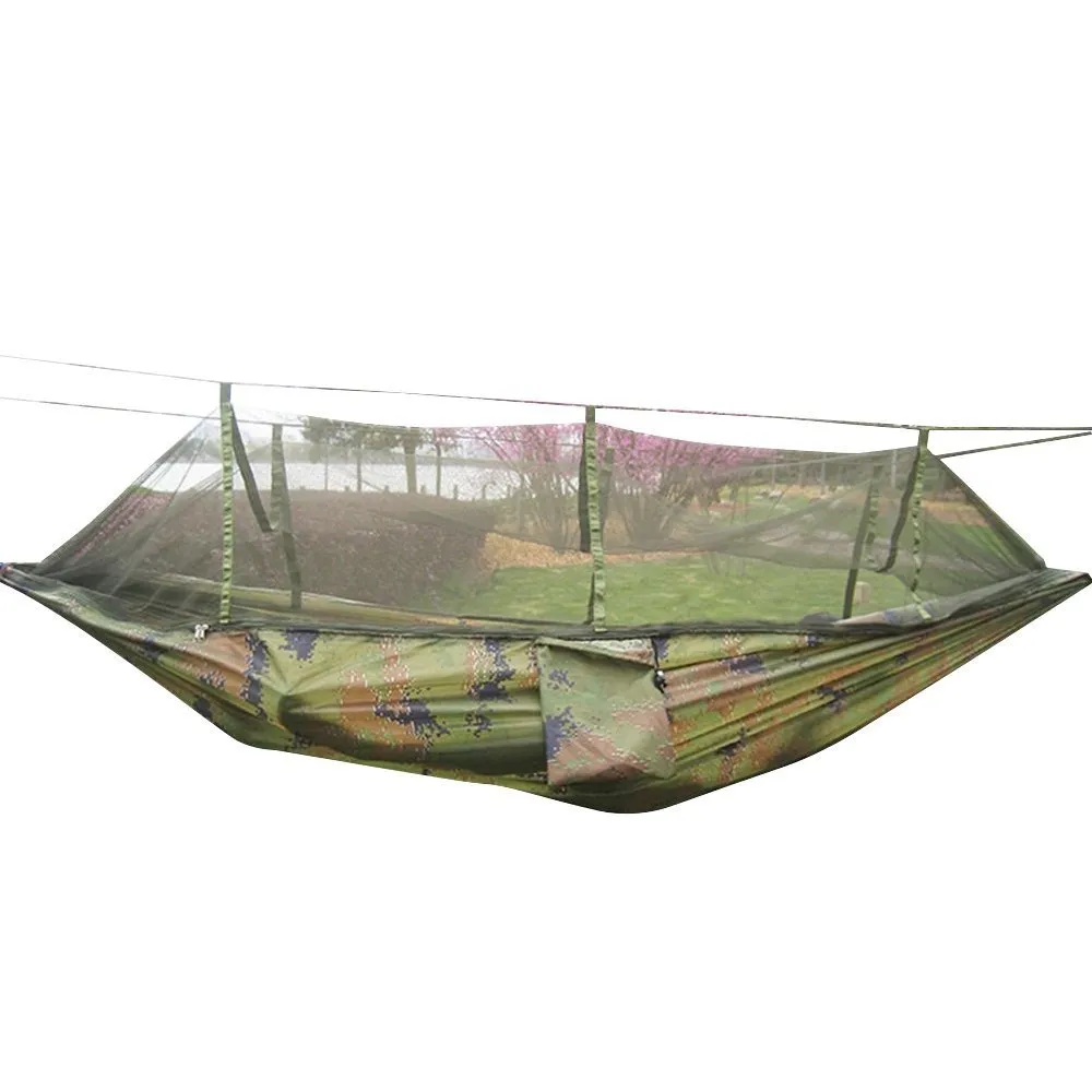 Hamac moustiquaire Double, tentes de camping personnelles en plein Air, 260 à 140CM, tentes de Camping familiales s3636454