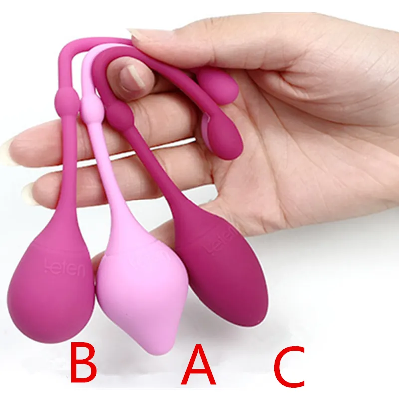 KEGEL BALL Eyaculación vaginal Masaje Bola de belleza Vagina ejercicio Restaurar bola compacta Leten Producto adulto para mujer A1-5-15