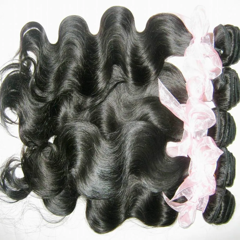 Groothandel Goedkope Virgin Body Wave Maleisisch Menselijk Haar 1000G Onverwerkte 7A Gorgeous Weefs FedEx Shipping