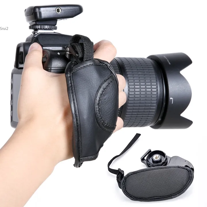 블랙 카메라 핸드 그립 SLR / DSLR 가죽 손목 스트랩 캐논 EOS Nikon 소니 올림푸스 2994