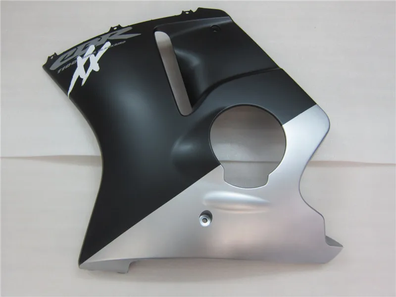 3 Gåva Nya Hot ABS Motorcykel Fairing Kit 100% Fit för Honda CBR1RR 1100XX 1100XX 1996 - 2007 Kroppsarbetet Nice Black Silver