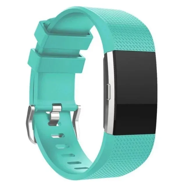 Bandes de remplacement en silicone pour la charge 2 de bracelet de bracelet de montre-bracelet de bracelet de montre Fitbit Charge 2