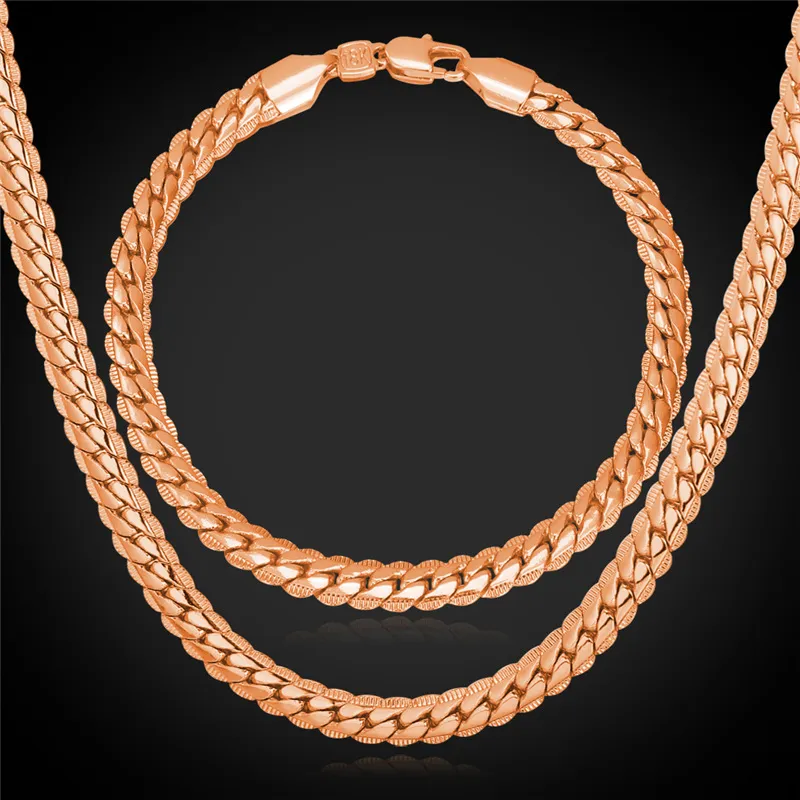 Aggregaat specificatie In detail 18 32 Mannen Gouden Ketting 18K Real Vergulde Tarwe Collier Armband Hip Hop  Sieraden Set Van 13,24 € | DHgate