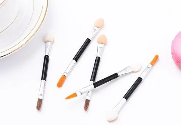 Cosmetic Makeup Eyeshadow Sponge eyebrow brush Lip Brushes Eye Shadow Applicators Double-Ended Disposable Makeup Tools Accessories