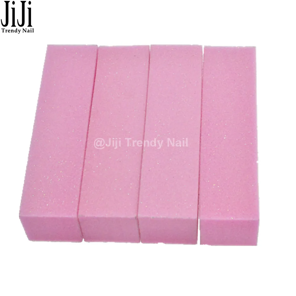 Wholesale Pink Nail File Buffer Easy Care Manicure Professional Beauty Nail Art Tips Buffing