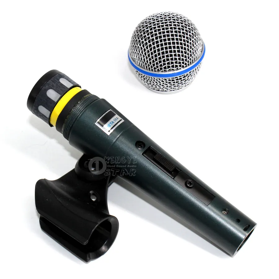 Uppgraderad version beta58a Switch Wired Microphone Professional Microfono SuperCardioid Dynamic Karaoke Mical Vocal Beta58 Mixer Mike Microfone