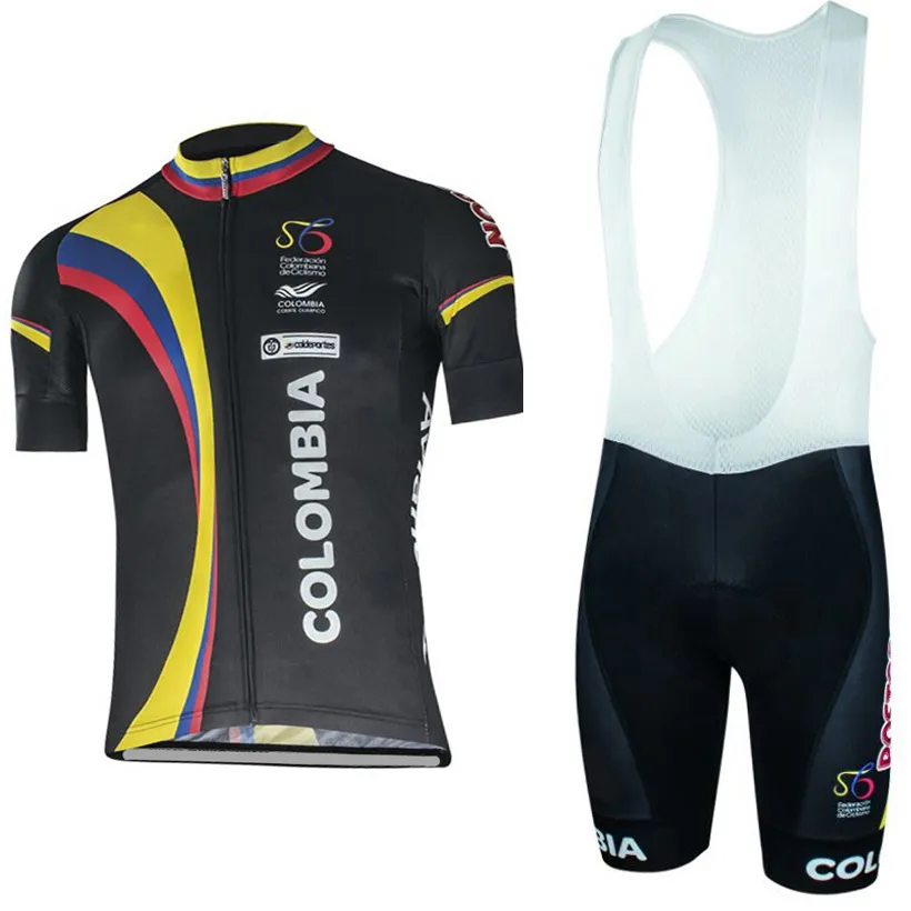 Maglia da ciclismo Colombia Abbigliamento da mountain bike Abbigliamento corto Set MTB Ropa Ciclismo Bicicletas Tuta da esterno Maillot Culotte uniforme