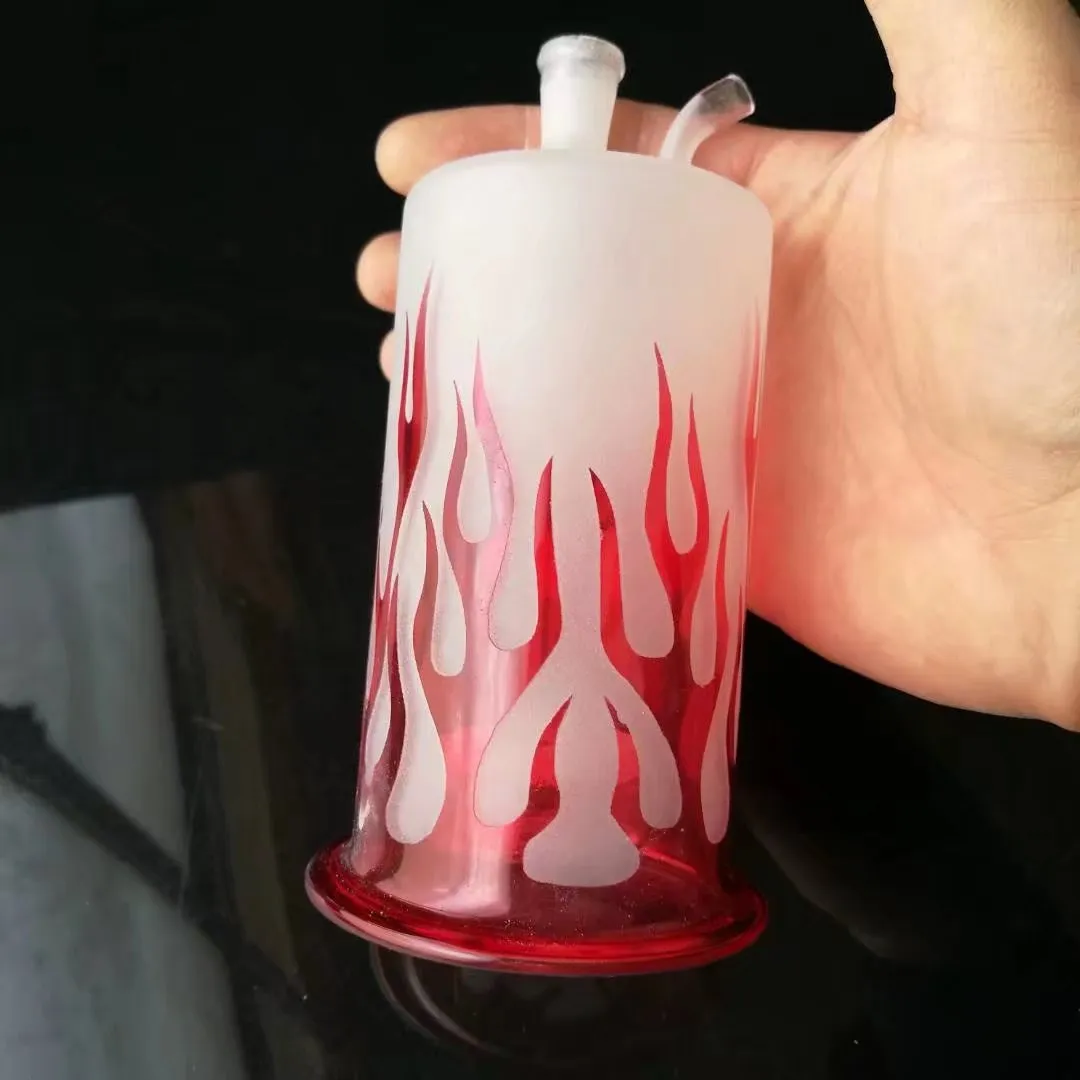 Flame sprayed water bottle ,Wholesale Bongs Oil Burner Glass Pipes Water Pipes Glass Pipe Oil Rigs Smoking 