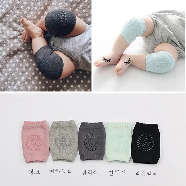 Baby Peuter Kinderen Kruipen Veiligheid Protector Kniebeschermers Caps Elbow Pad Baby Sokken Beenwarmers 10 Paar per partij voor 6-24 maanden