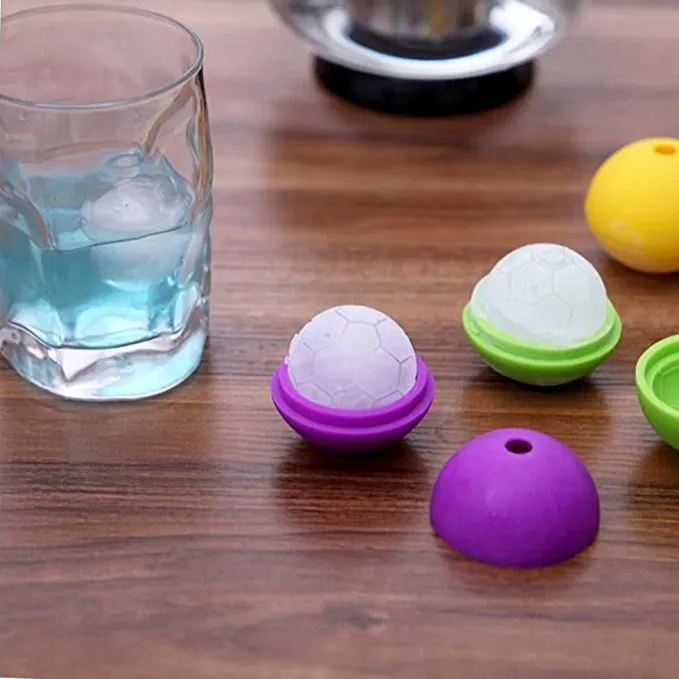 Soccer Ball Ice Cube Tray Football Ice Mold 2022 World Cup Ice Ball