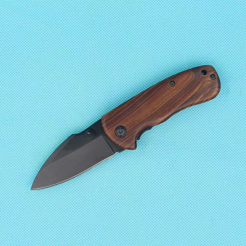 Top Quality BK DA66 pocket folding knife EDC poket knifes Wood handle with original paper box packing