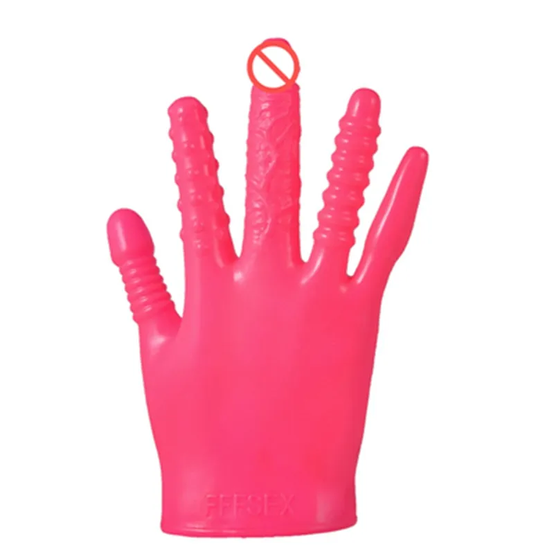 Vibrating Gloves Erotic Massage Sex Toy with Dildo Anal Plug Shape Soft PVC  Material for Couples from Dhgate Adult Toys - price 3.78