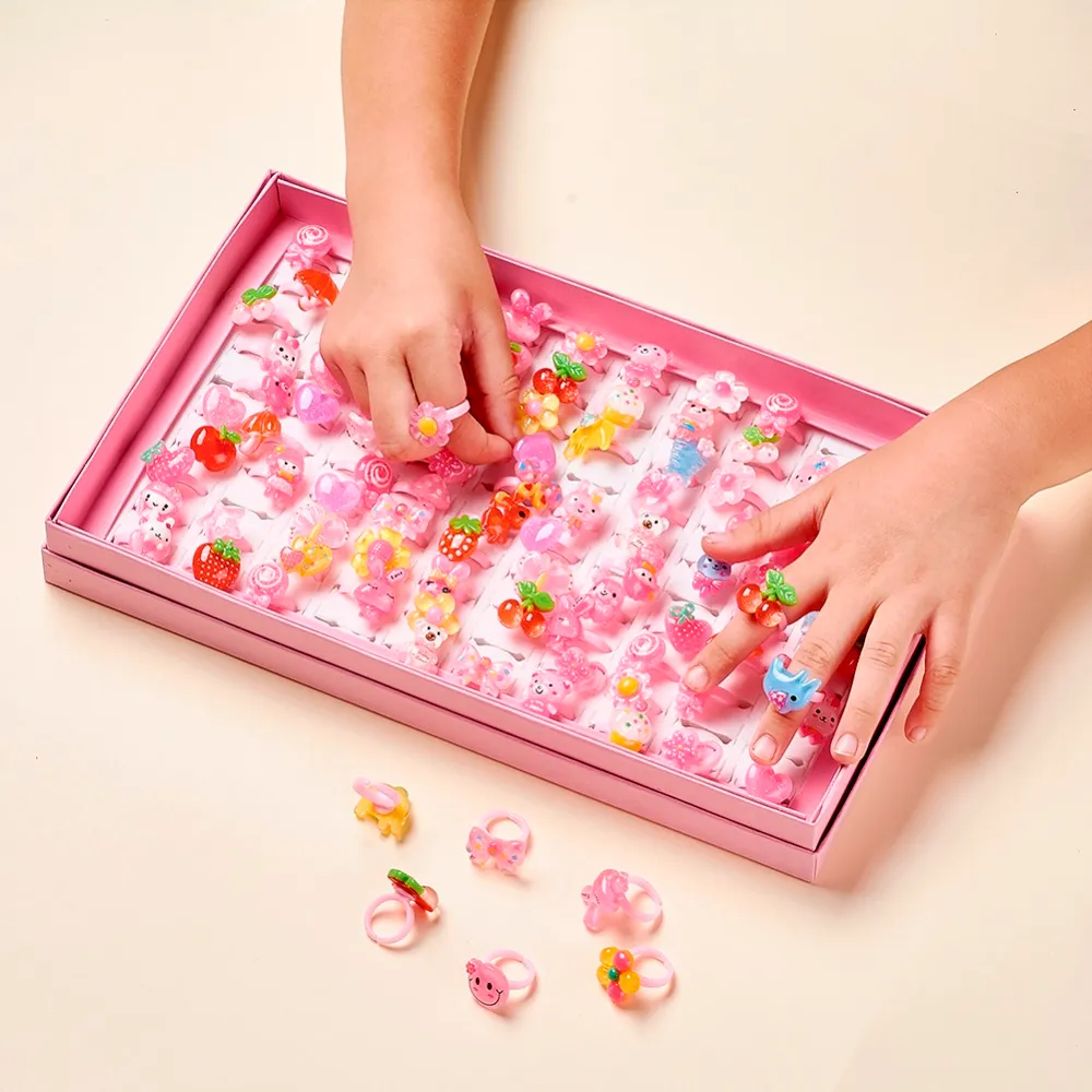 Plastic kids rings sales