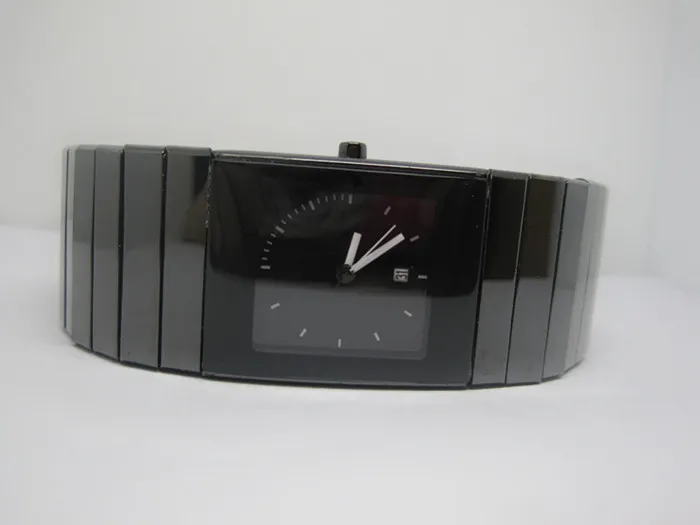 Nouvelle mode montre en céramique mouvement à quartz mâle horloge montre pour homme montre-bracelet rd04271B