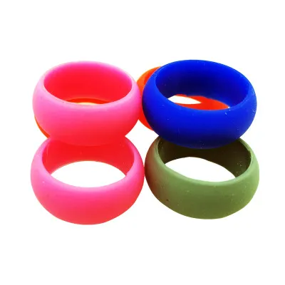Feest voorstander van siliconen trouwringbeweging paar ronde ringen sportring siliconen rubberen band 9 mm camo solide kleur