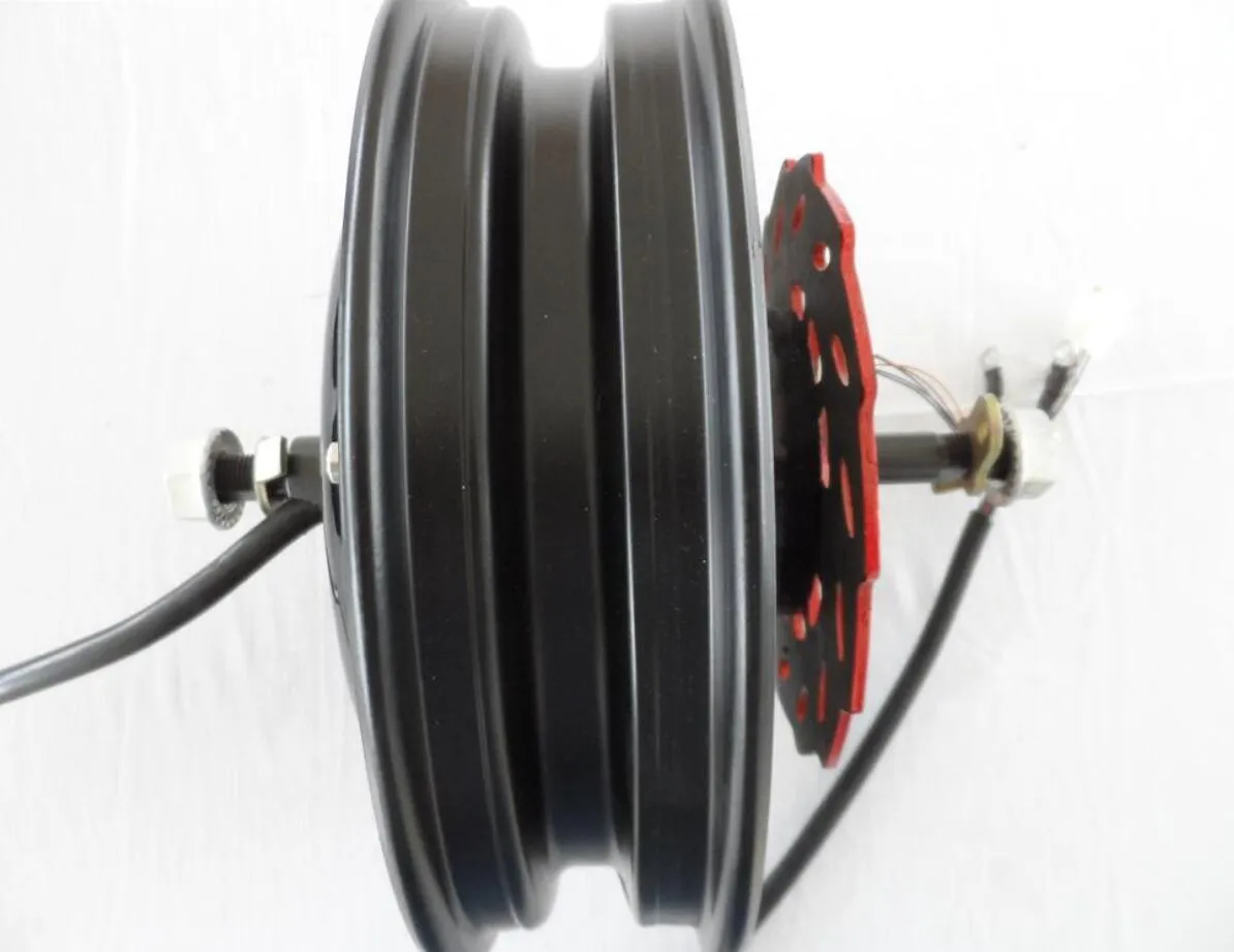 10inch 48V / 60V / 72V 2500W 높은 전력 전자 스쿠터 브러시 모터 / 전자 자전거 DIY bldc 모터 / 고속 전기 오토바이 모터