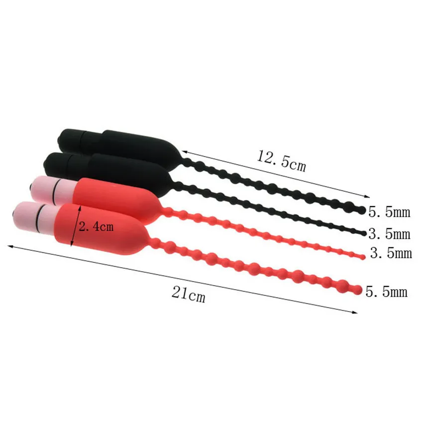 vibrator cock rings Vibrating urethral sounds – Lust Plugs main image 1