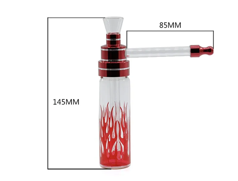 Neueste Glaspfeife Rauchpfeifen 145MM Shisha Shisha Exquisite Farbe Hohe Qualität Einzigartiges Design Leicht zu reinigende Pfeife Heißer Verkauf DHL-frei