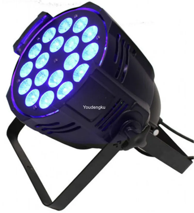 10 قطع أضواء 18 × 10 واط rgbw led par light led led par rgbw 4 في 1 par led 18 × 10W