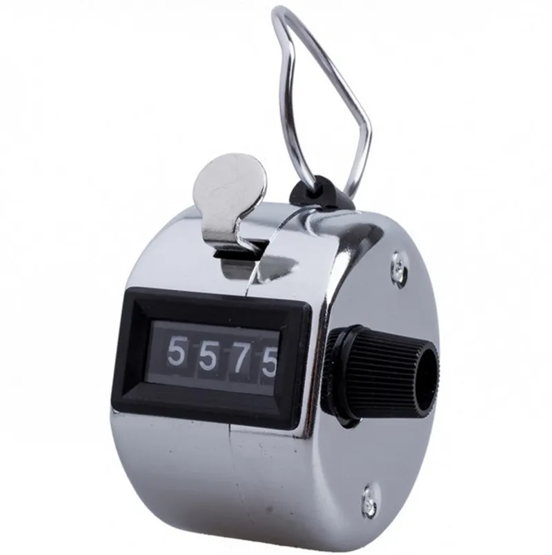 Digital hand Tally Counter Training Counters 4-siffriga nummer Hand hålls Tally Counter Manual Counting Golf Clicker