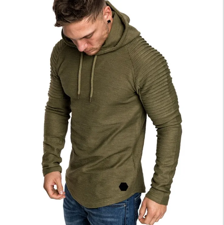 2018 Autumn New Fashion Mens Hoodies Men Solid Color Hooded Sling Sweatshirt Mens Hoodie Hip Hop Hoodie 5XL 1 342 DHgate