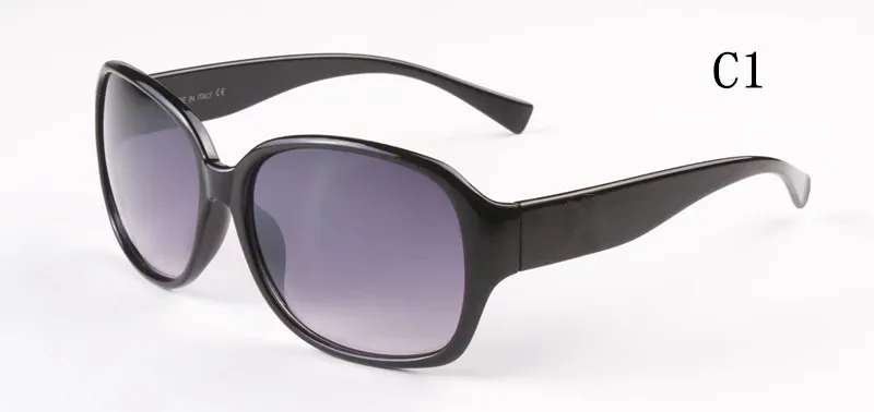 Nuevas gafas de sol de la marca de lujo de las mujeres de la manera alrededor de las señoras Vintage Retro diseñador de la marca de gran tamaño deporte femenino Sunglasses Tide 8013