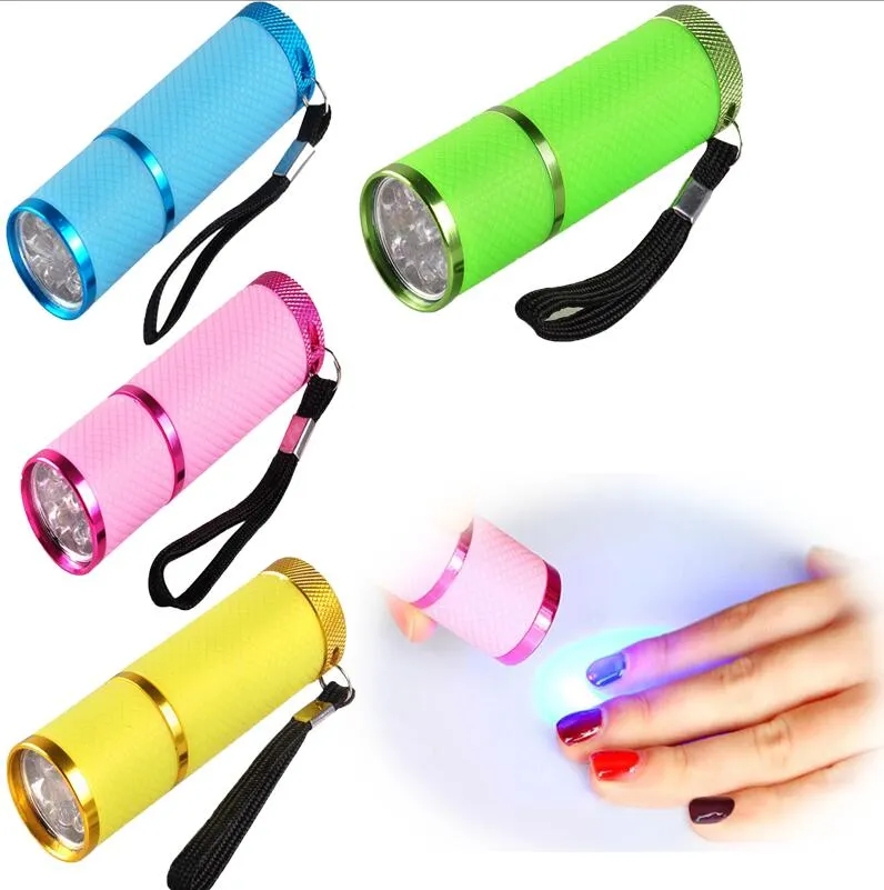 Nuovo arrivo Mini Nail Dryer LED UV Lampada professionale Led Lampada Gel smalto per unghie LED torcia elettrica rapida Cure Nail essiccatori nave libera