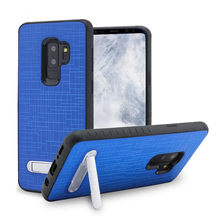 Nouveaux étuis rigides hybrides TPU + PC Back Armor Phone Cover pour LG Q7 plus Stylo 4 Alcatel 7 avec béquille