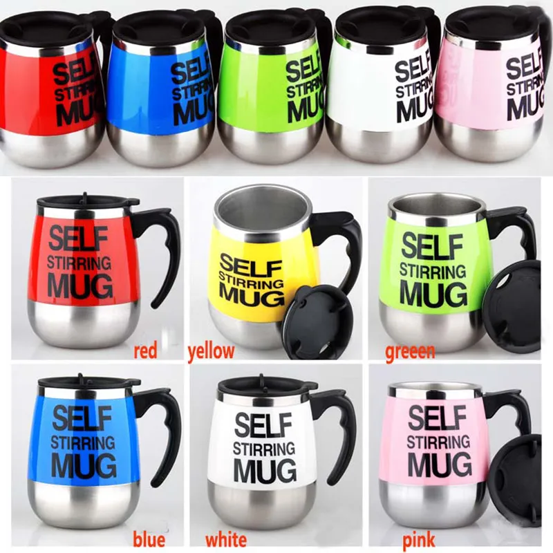 Self Stirring Coffee Cup Mugs Electric Coffee Automatic Electric Travel Mug Coffee Mixing Drinking Thermos Cup mixer WX-C41