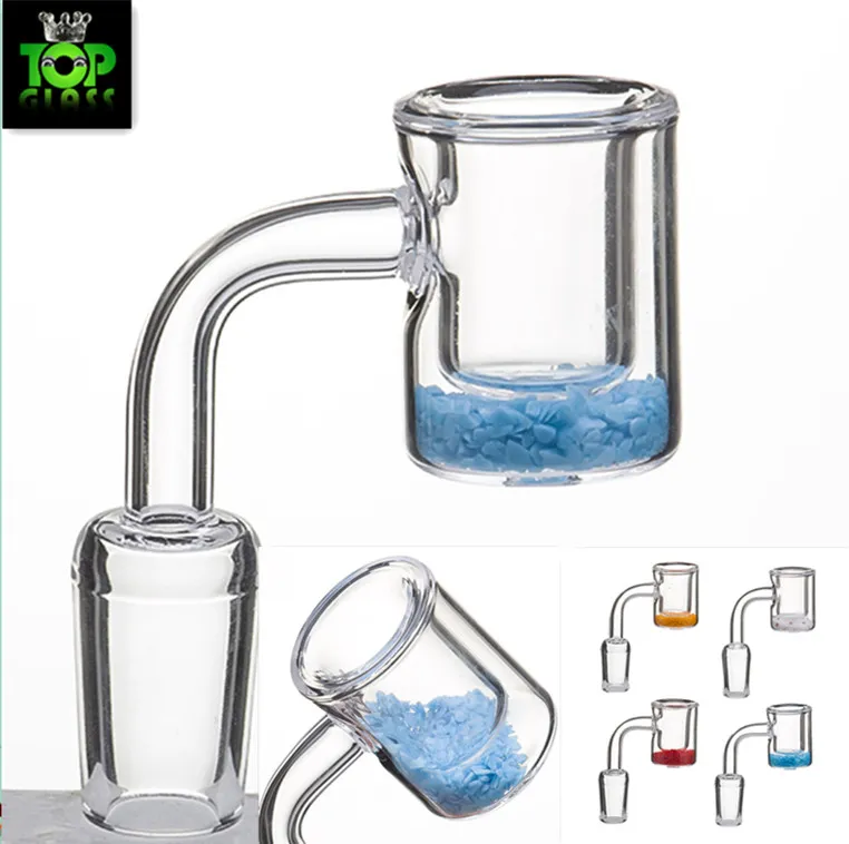 areia colorida Quartz Banger termocrômico banger térmica 10 milímetros balde de 14 milímetros 18 milímetros Masculino Feminino quartzo bangers para o vidro Bong Dab Rig