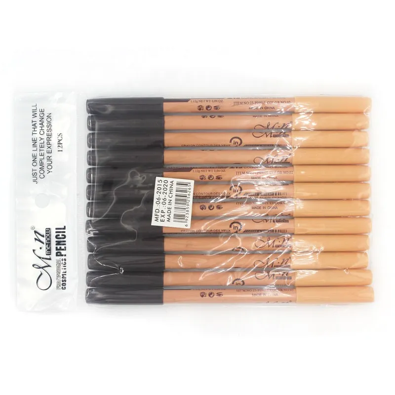 Menow Sopracciglio Eyeliner Matite Cosmetico 2 in 1 Trucco Matite sopracciglia + Correttore Stick Matita Super Coverage i 12 pz / lotto maquillaje