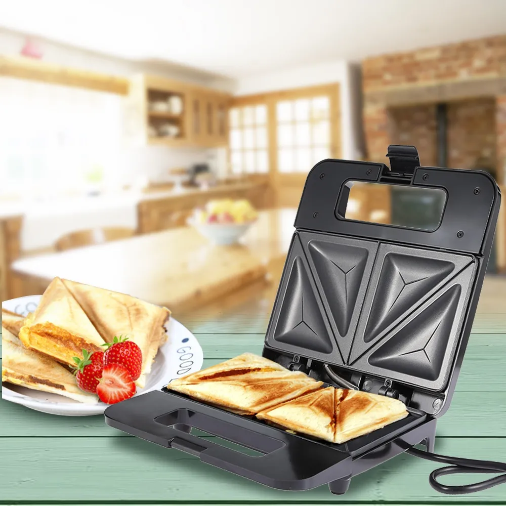 750W Electric Sandwich Toaster Breakfast Grill Machine Multifunction Double  Sided Bread Toaster Sandwich Grill Sandwich Maker