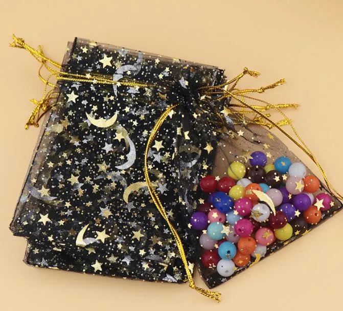 2018 Best match bronzing yarn bags Gift Jewelry bags Earrings bags 9 * 12CM 