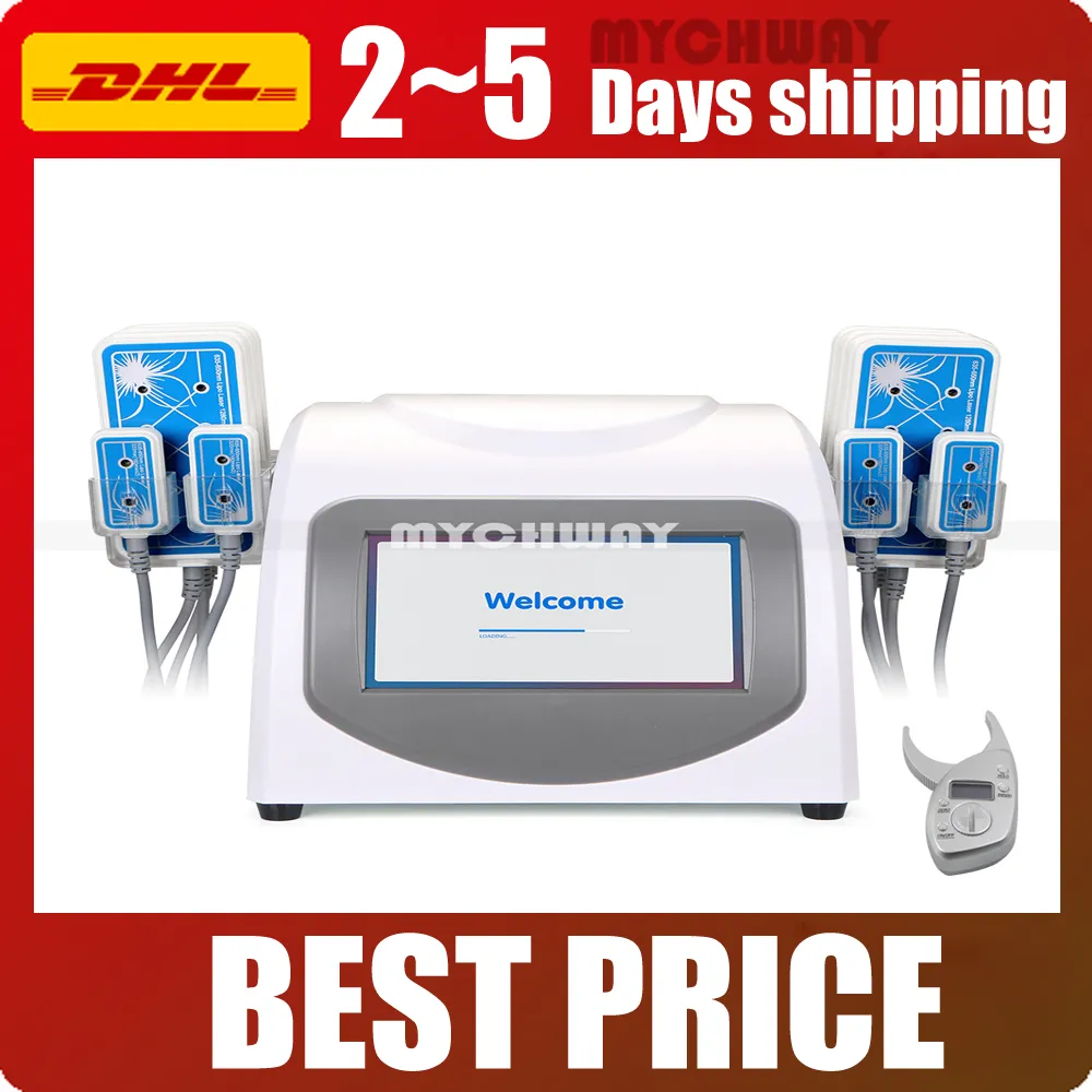 635nm-650nm Anti-cellulite Laser LLLT 10 Pads Slimming Weight Fat Loss Beauty Machine