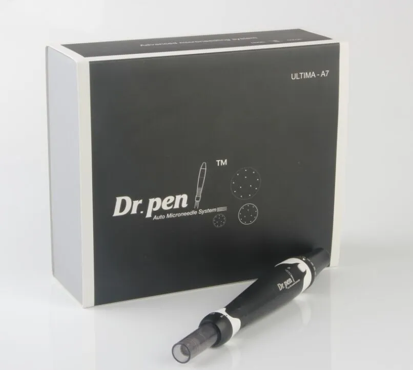 Dr Pen A7 Auto Microneedle System Justerbara nållängder 0,5 mm-2,5 mm elektrisk dermapen stämpel CE