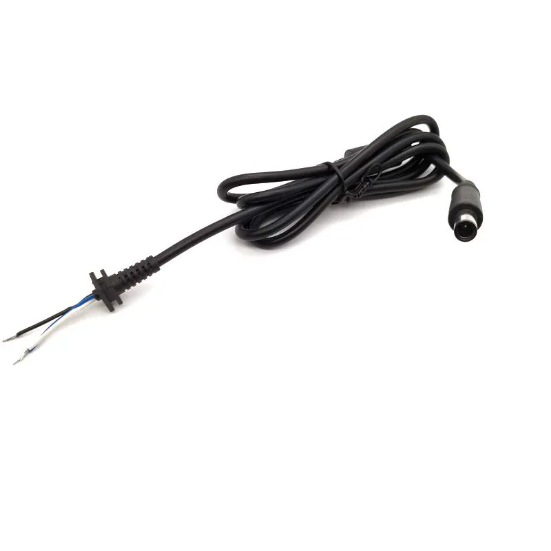 Laptop DC Power Cable 7.4x5.0mm / 7.4*5.0mm Black with Pin Inside for Dell 19.5V 3.34A Laptop Charger DC Jack Cord Cable