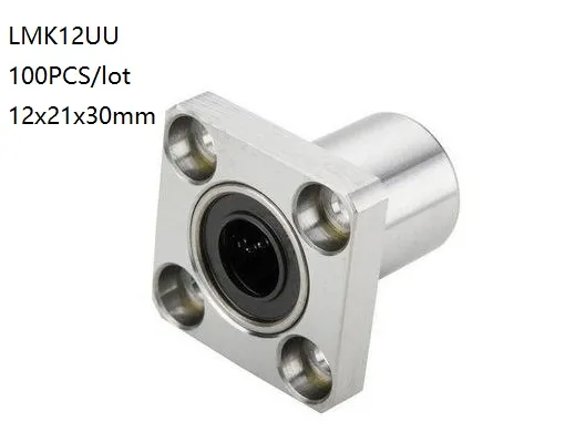 QUARKZMAN LMK25Uu Cuscinetti A Sfere Raggiri 25mm Foro 40mm OD 59mm Lunghezza Flangia Quadrata Gabbia In - 5