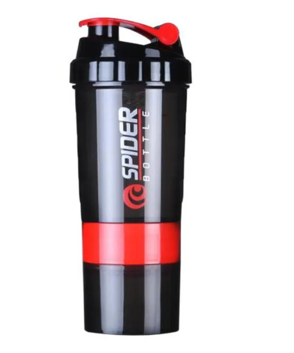 Yaratıcı protein tozu sallamak şişe karıştırma şişe spor fitness su ısıtıcısı protein shaker spor su şişesi