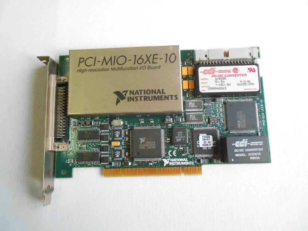 Industril equipment board ni PCI-MIO-16XE-10 لوحة IO متعددة الوظائف عالية الدقة