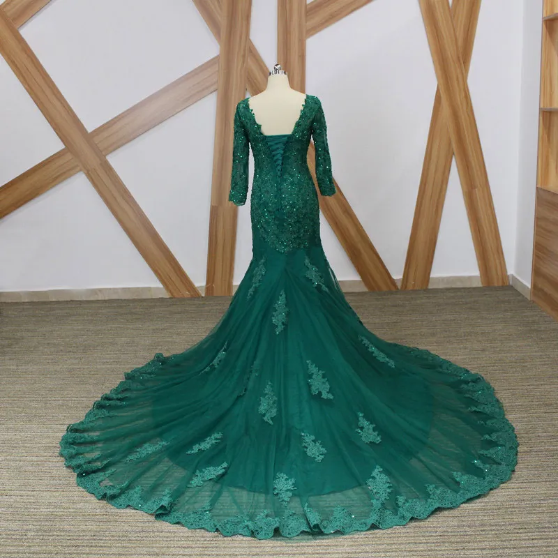Matrimonio Verde Abito Lungo Verde Smeraldo Cerimonia Sposa