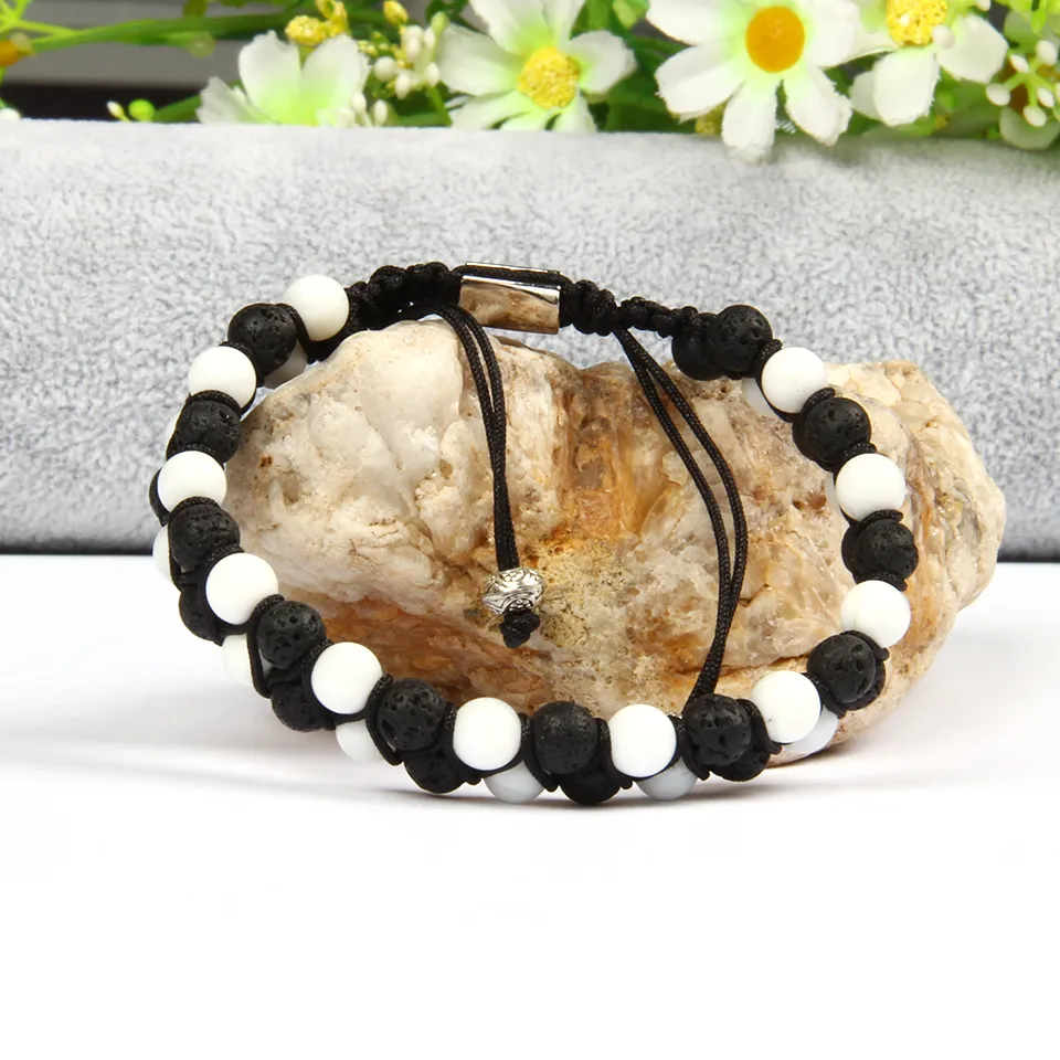 Natural Stone Mens Black Bead Bracelet Multilayer Bracelet With Black Lava  Onyx Charm Fashionable Punk Bangles For Men And Women Perfect Couples Gift  230508 From Xue08, $9.53 | DHgate.Com