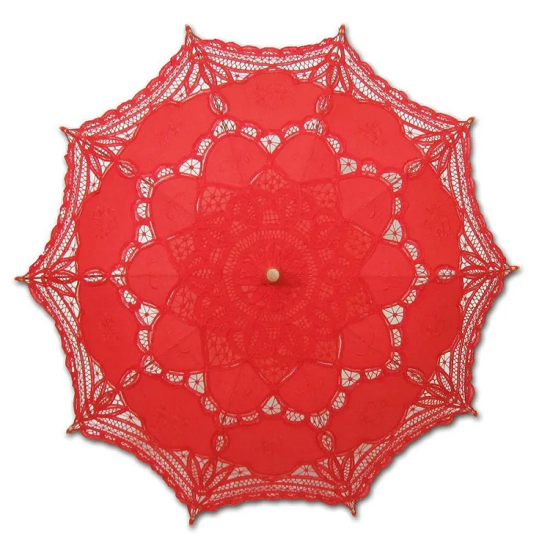 8 ألوان جديدة متوفرة طويلة المظلات المظلات ذات الدانتيل الطويلة