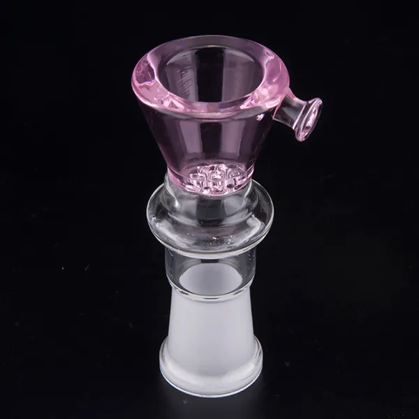 Glass Bowl 10mm 14mm 19mm Male Female Joint Herb Holder With Comb