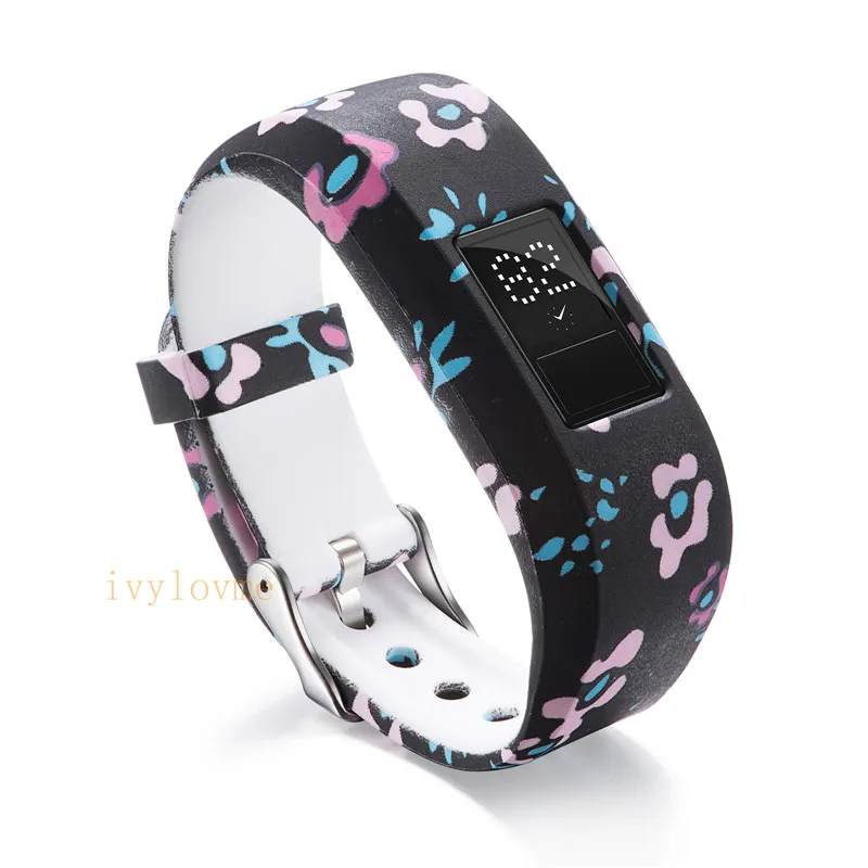 замена запястья для Garmin Vivofit Jr Jr2 Watch Pattern Pattern Clemon Strap Clasp для Garmin Vivofit Jr Watches Watch BA3635056