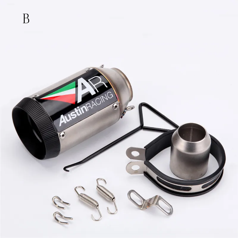 Motorcycle 38mm 51mm Stainless Steel Exhaust Muffler Pipe System Without DB Killer Silp on For Yamaha R6 ZX6R 10R Z750800 S1000 R9714542