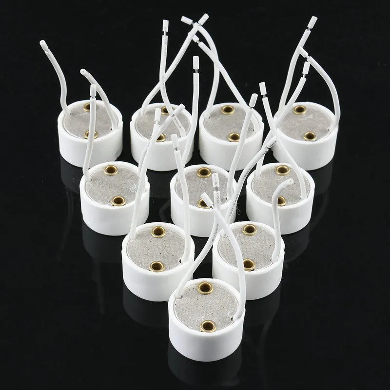 Lamphållare GU10 Lamphållare Socket Base Adapter Wire Connector Ceramic Socket för LED Halogen Light Lamp Bases9155605